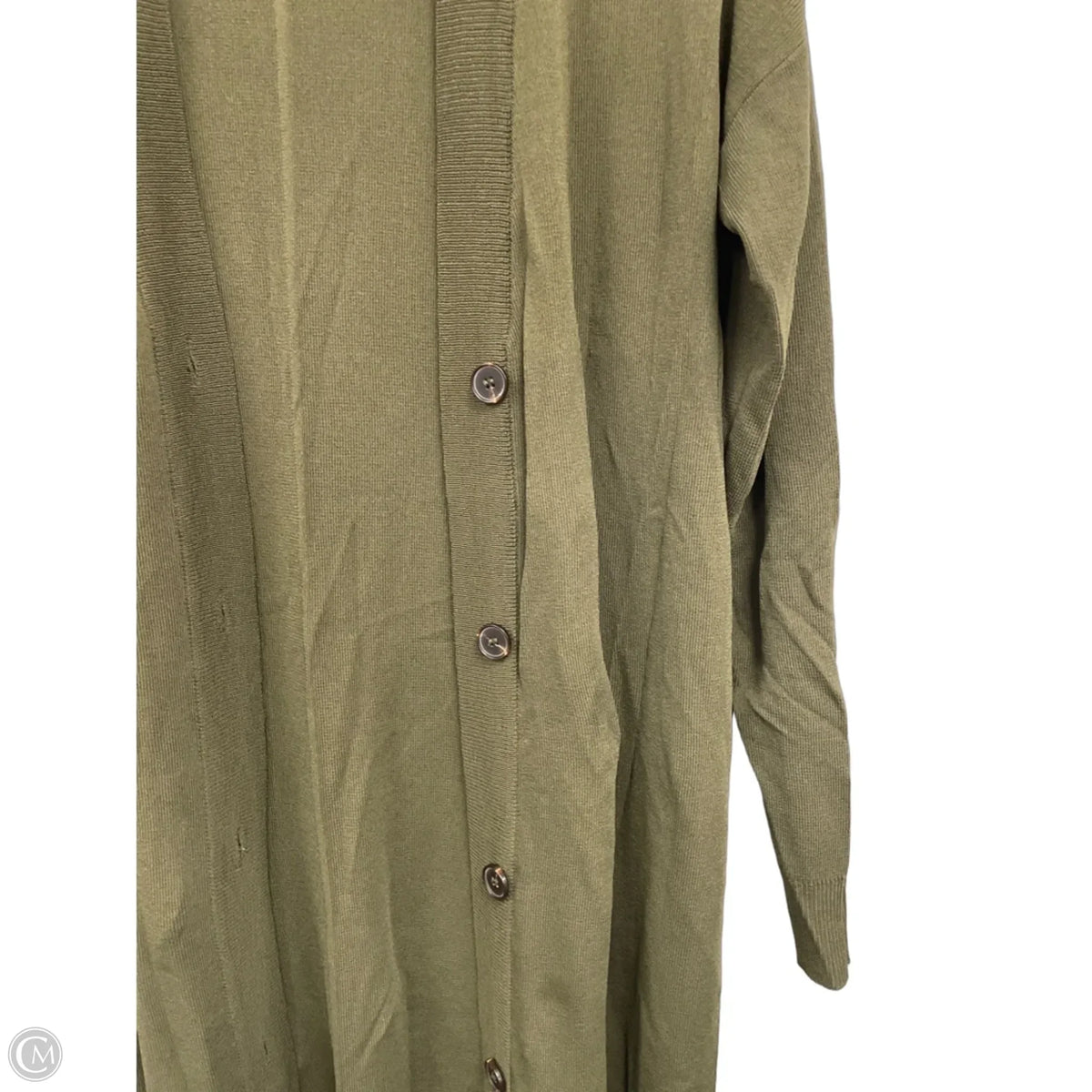 Sweater Cardigan By Mod Ref In Green, Size: L
