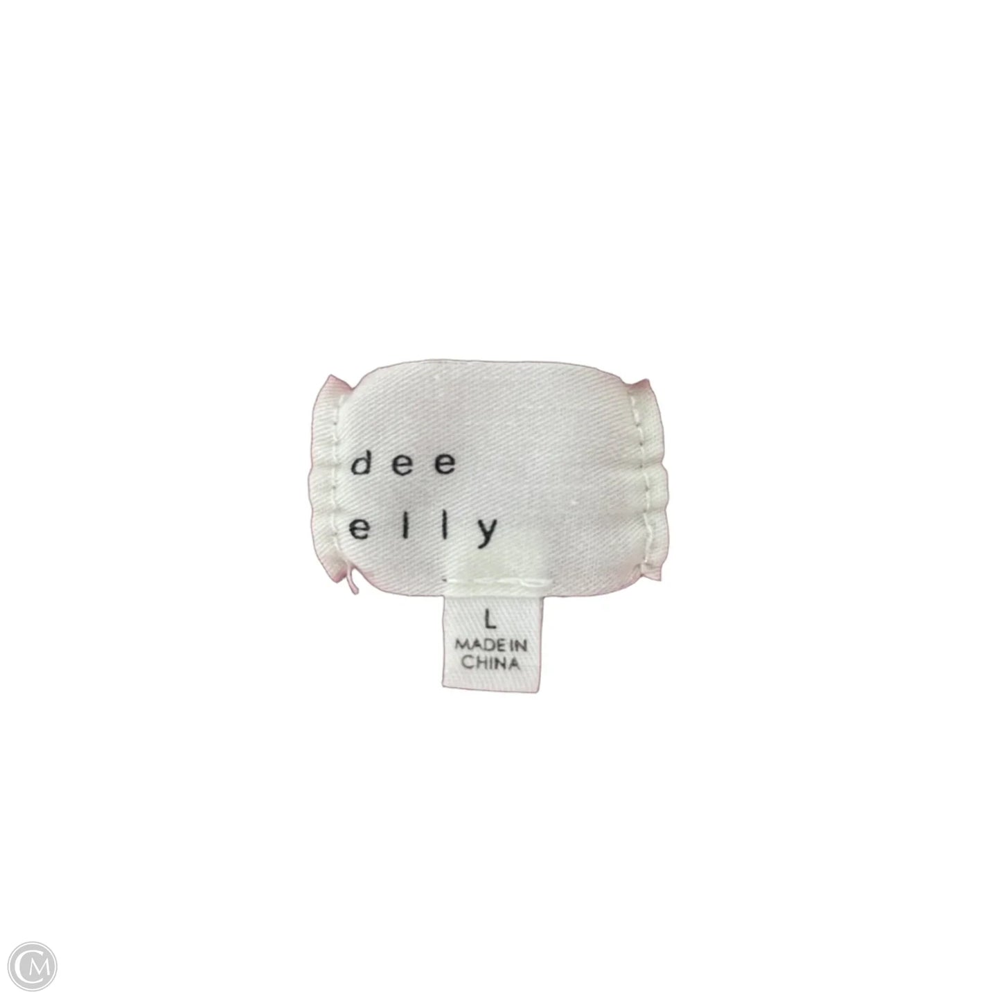 Sweater By Dee Elly In Pink & Tan, Size: L