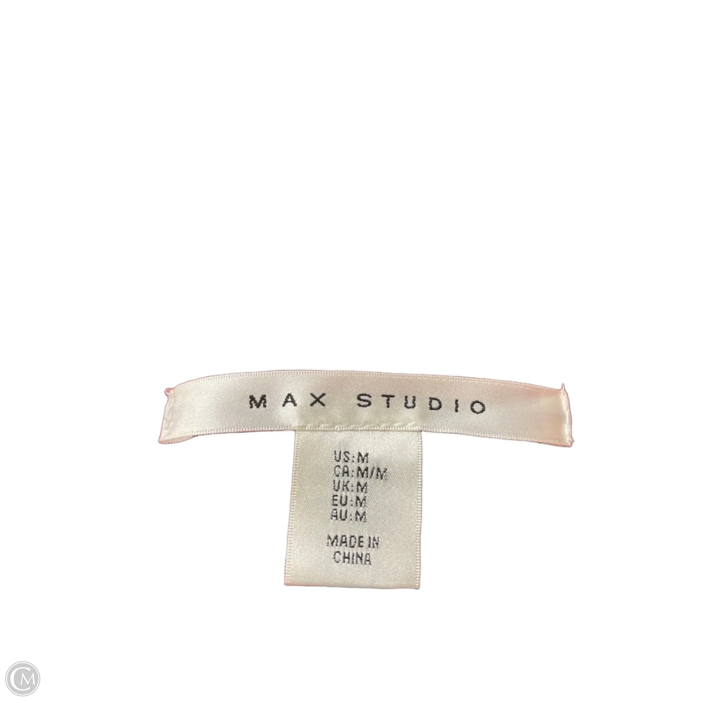 Sweater Cardigan By Max Studio In Black & Red, Size: M