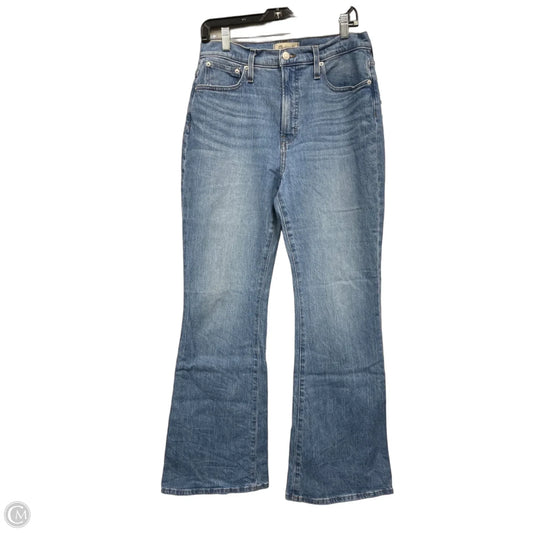 Jeans Flared By Madewell In Blue Denim, Size: 8