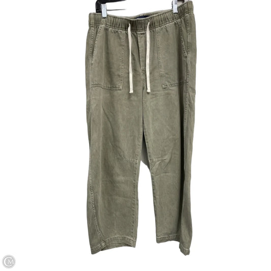Jeans Wide Leg By Gap In Green, Size: M