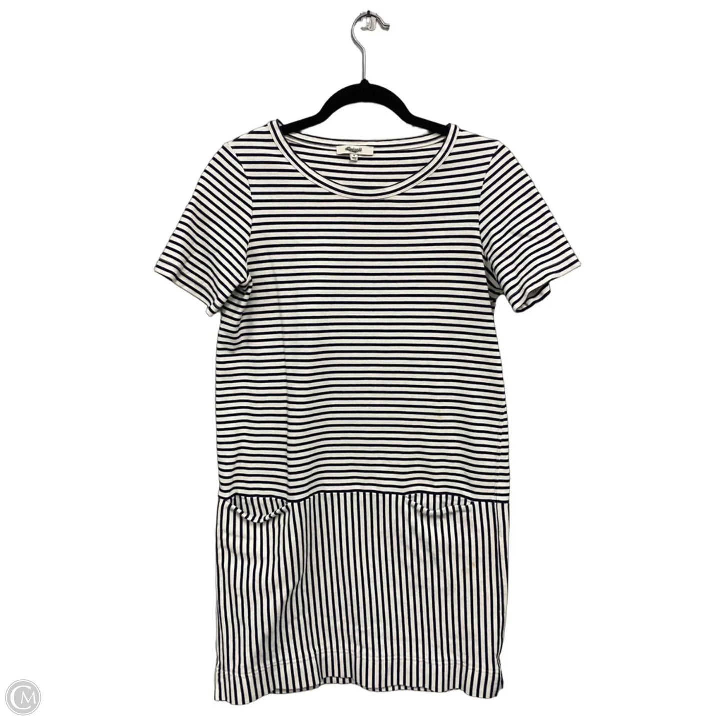 Dress Casual Midi By Madewell In Black & White, Size: S