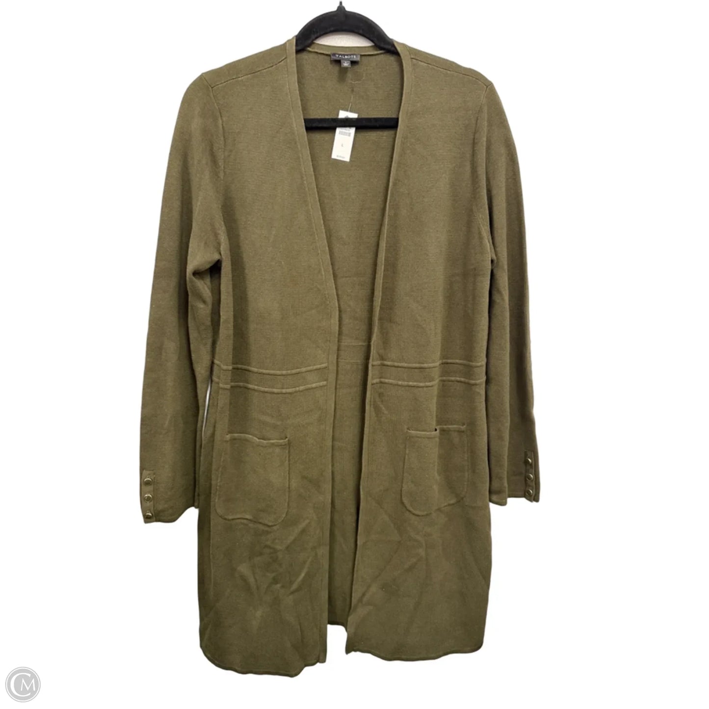 Cardigan By Talbots In Green, Size: L