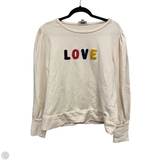 Sweater By Loft In Beige, Size: L