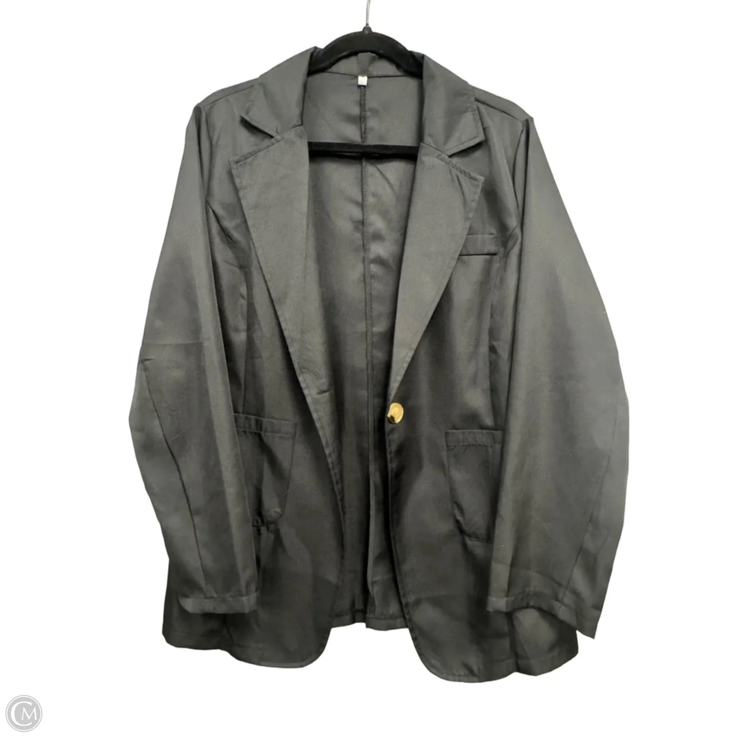 Blazer By Clothes Mentor In Black, Size: 2x
