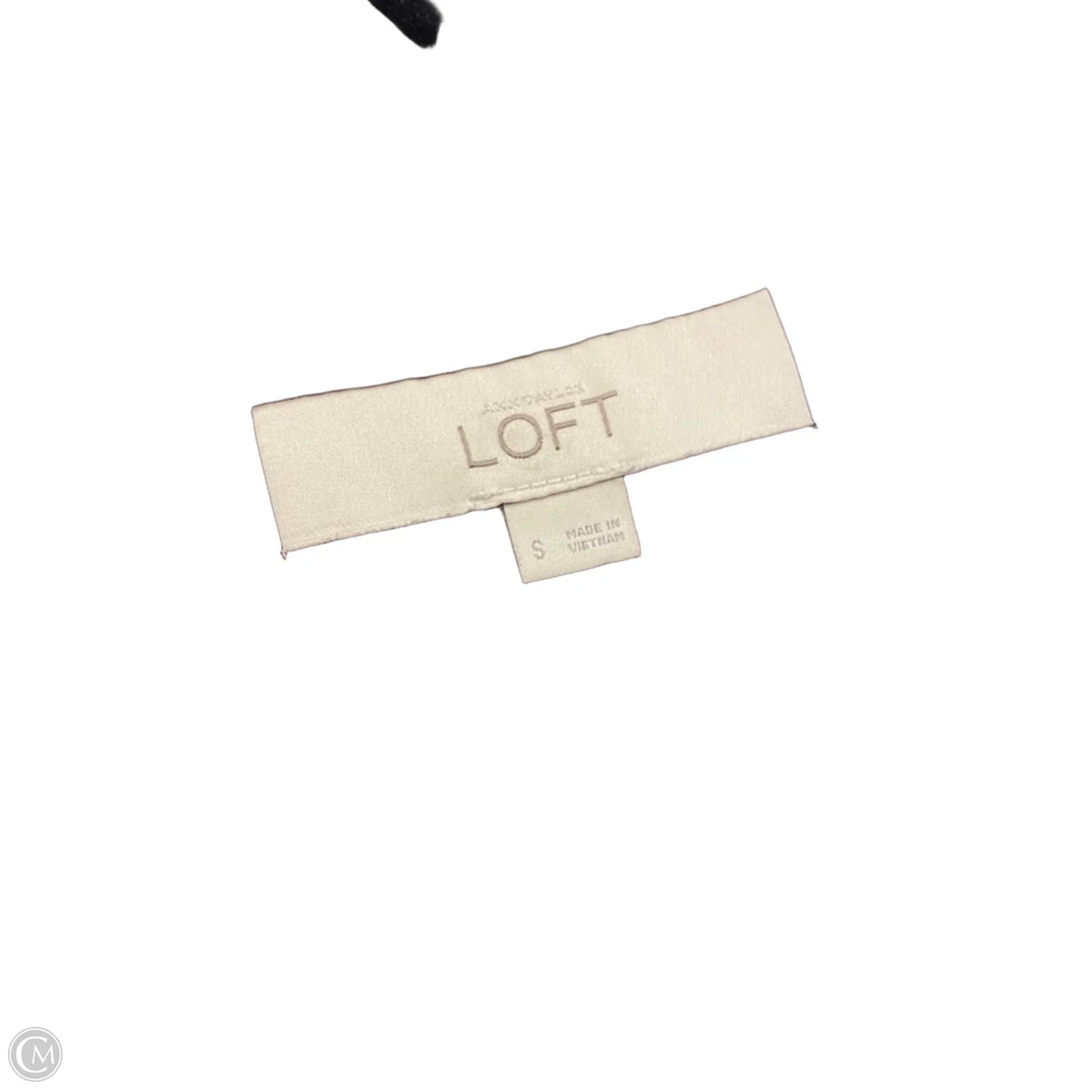 Blouse Long Sleeve By Loft In Maroon, Size: S
