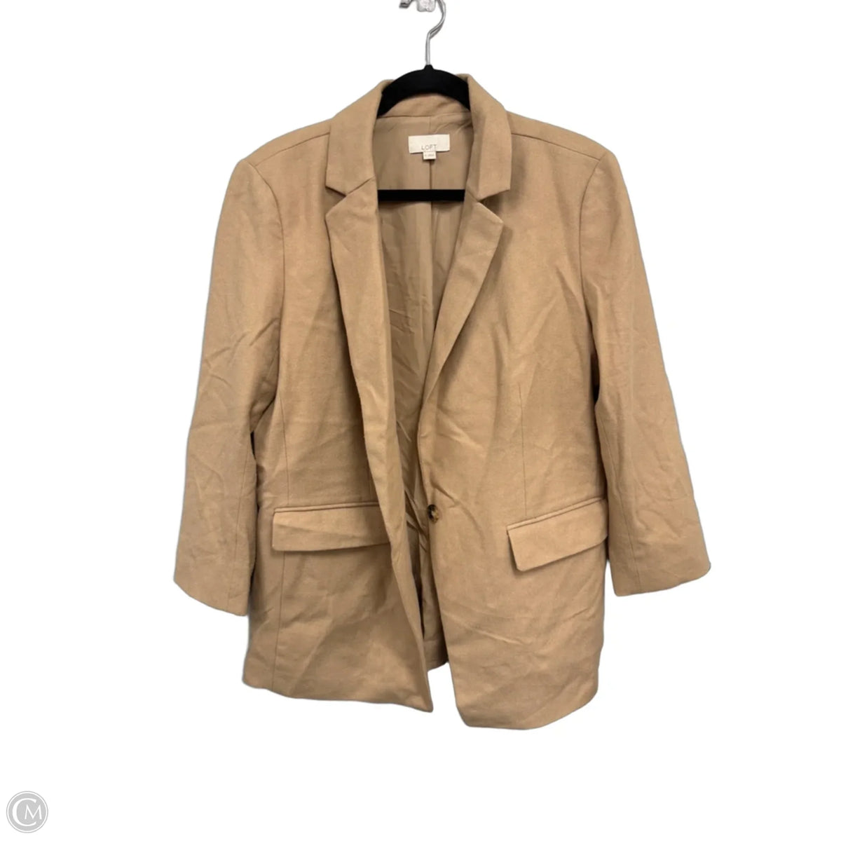 Blazer By Loft In Tan, Size: 14