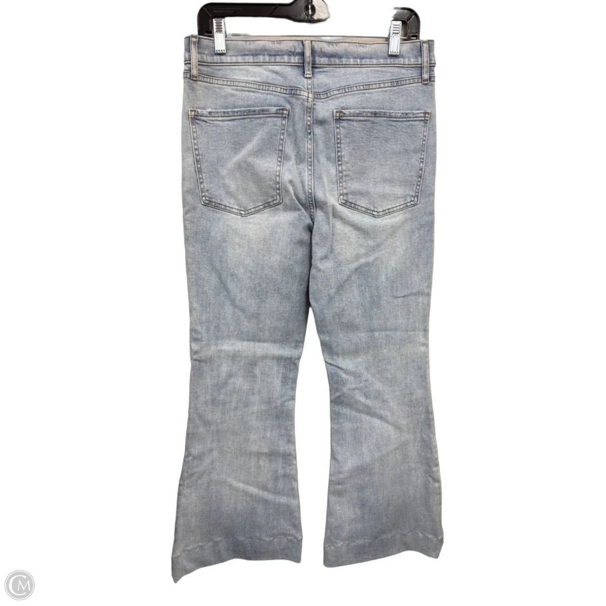 Jeans Flared By Express In Blue Denim, Size: 10