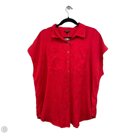 Top Short Sleeve By Torrid In Red, Size: 14