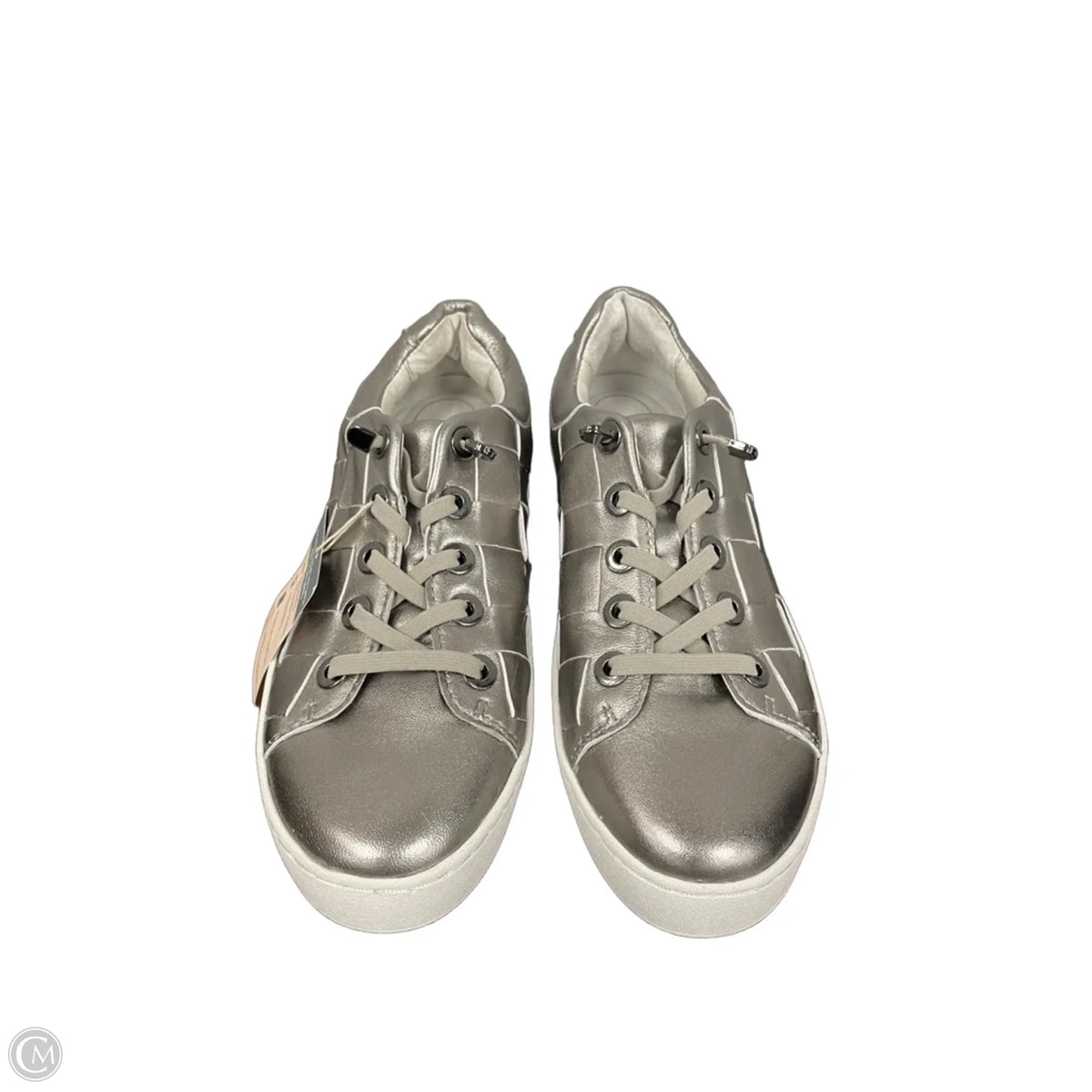Shoes Flats By Jambu In Silver, Size: 6.5