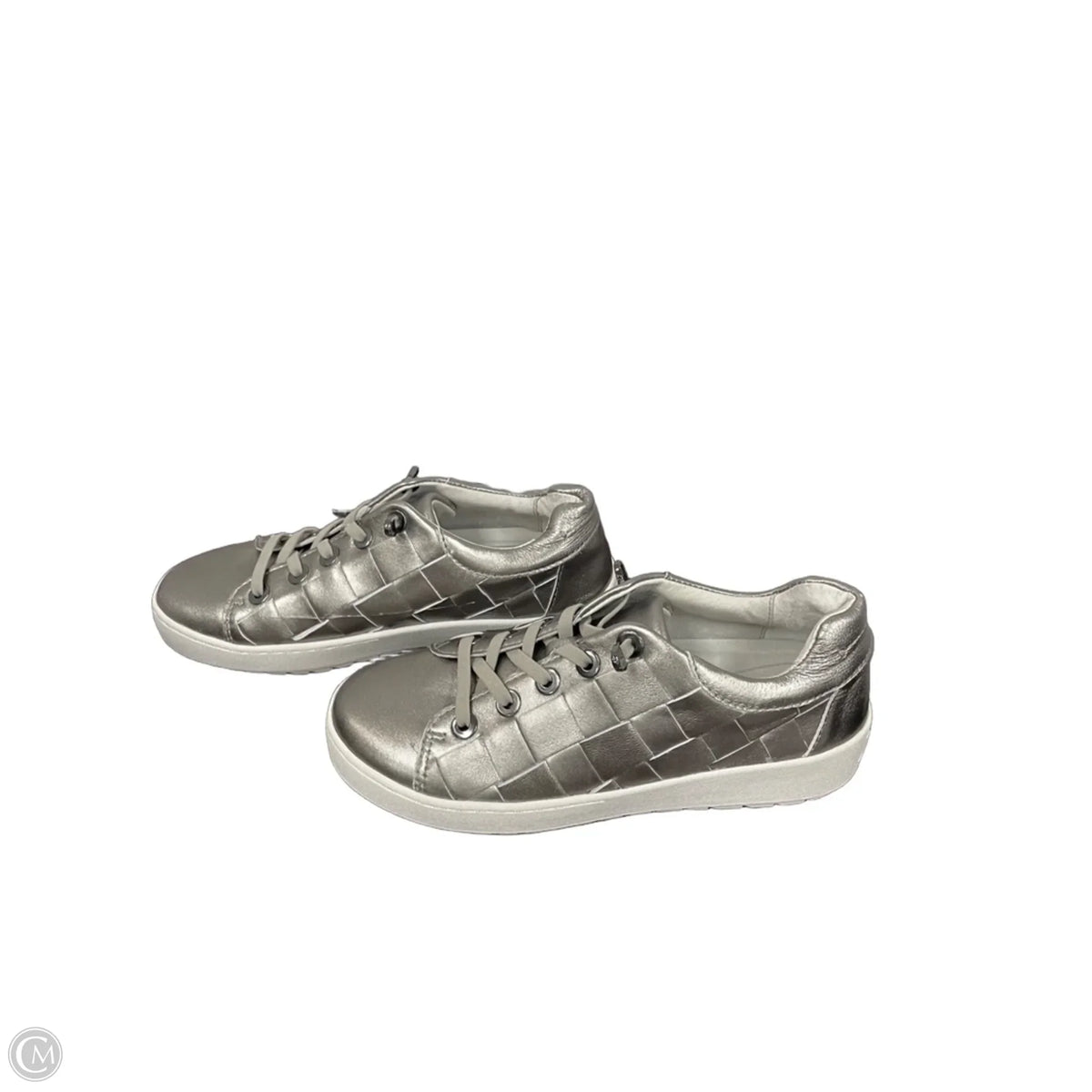 Shoes Flats By Jambu In Silver, Size: 6.5
