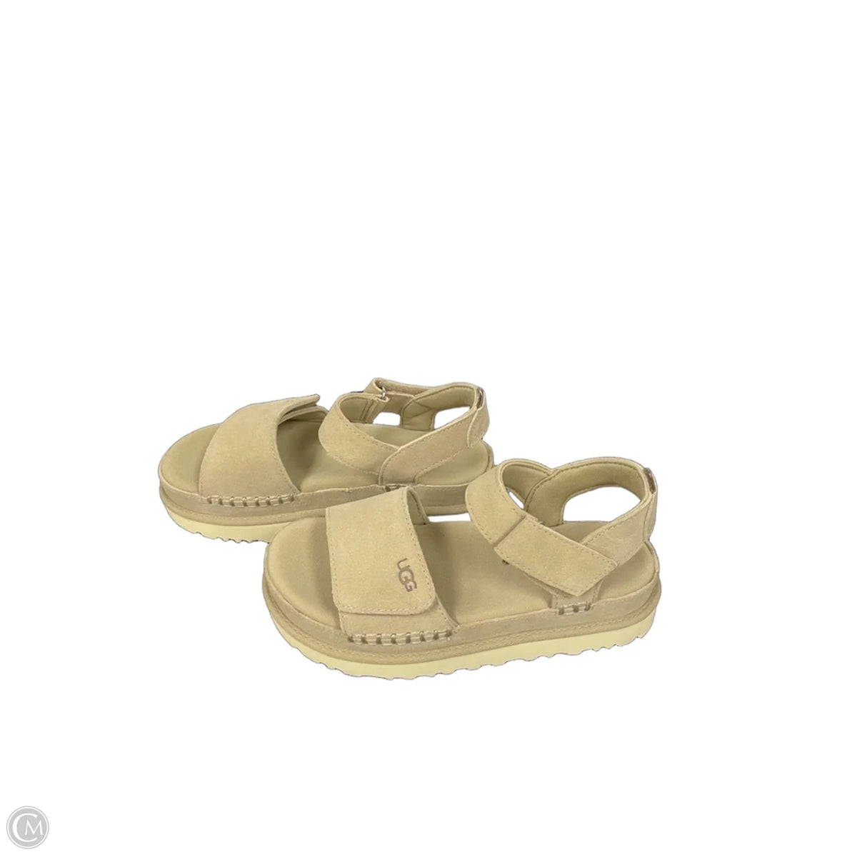Shoes Flats By Ugg In Beige, Size: 6