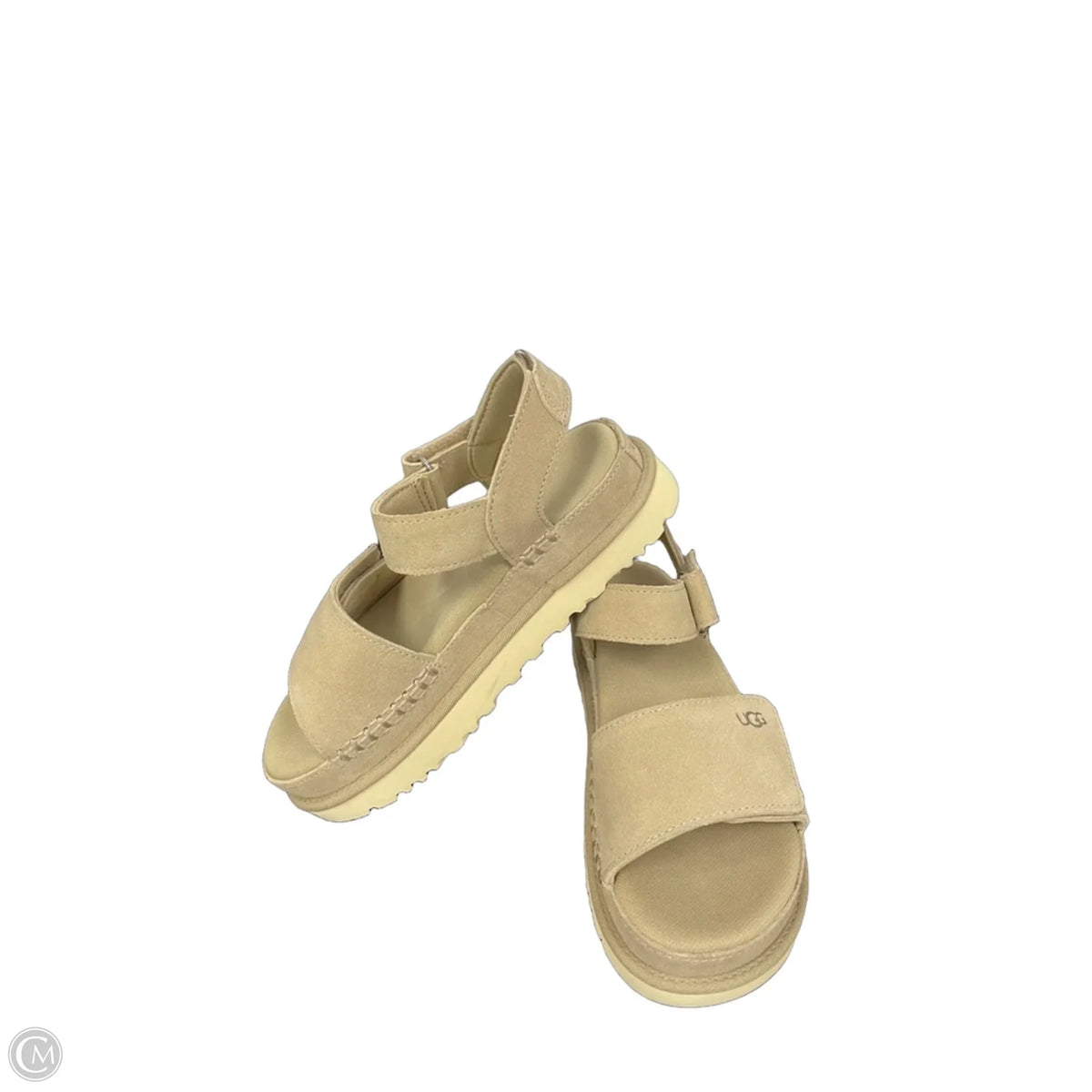 Shoes Flats By Ugg In Beige, Size: 6