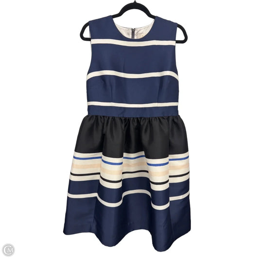 Dress Designer By Kate Spade In Black & Blue, Size: 14