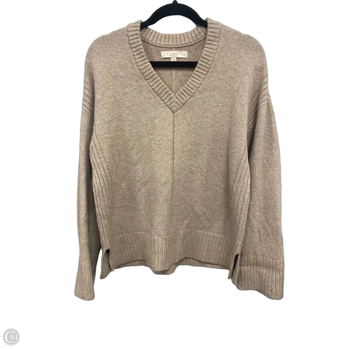 Sweater By Loft In Tan, Size: M