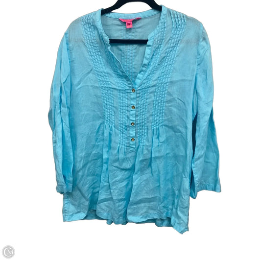 Tunic Designer By Lilly Pulitzer In Blue, Size: M