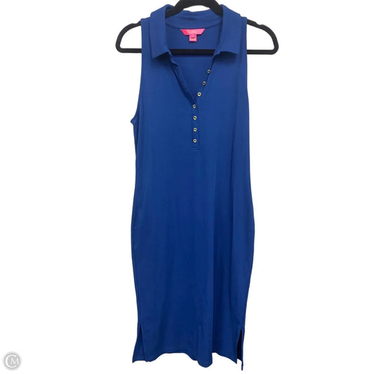Dress Designer By Lilly Pulitzer In Blue, Size: L