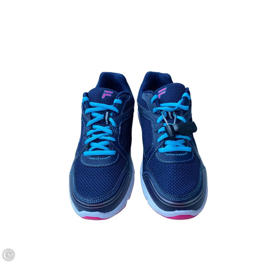 Shoes Athletic By Fila In Blue, Size: 10
