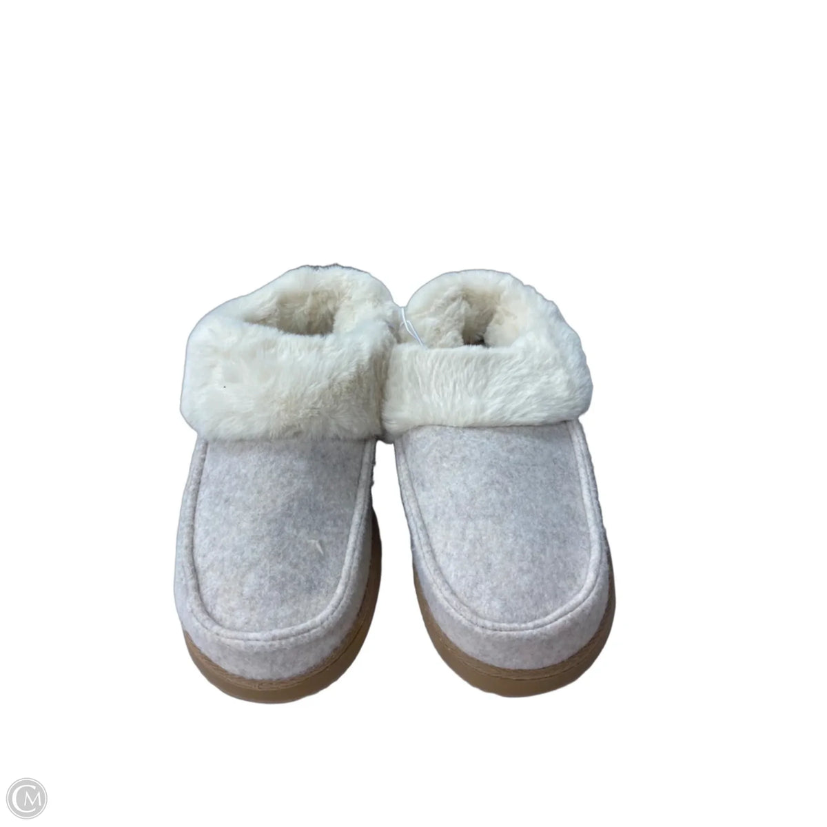 Slippers By Clothes Mentor In Beige, Size: 9
