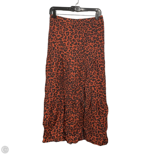 Skirt Maxi By Nine West In Black & Gold, Size: S