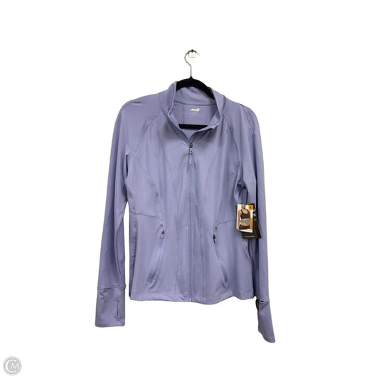 Athletic Jacket By Avia In Purple, Size: L
