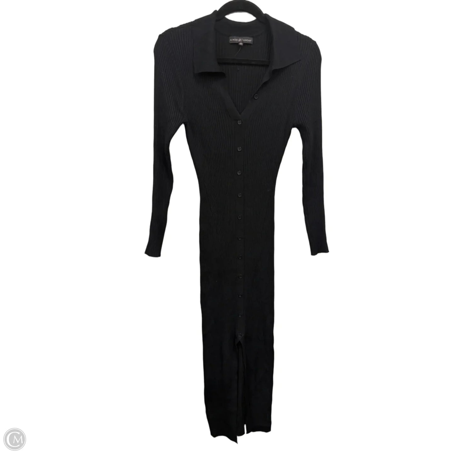 Dress Casual Maxi By Almost Famous In Black, Size: Xl