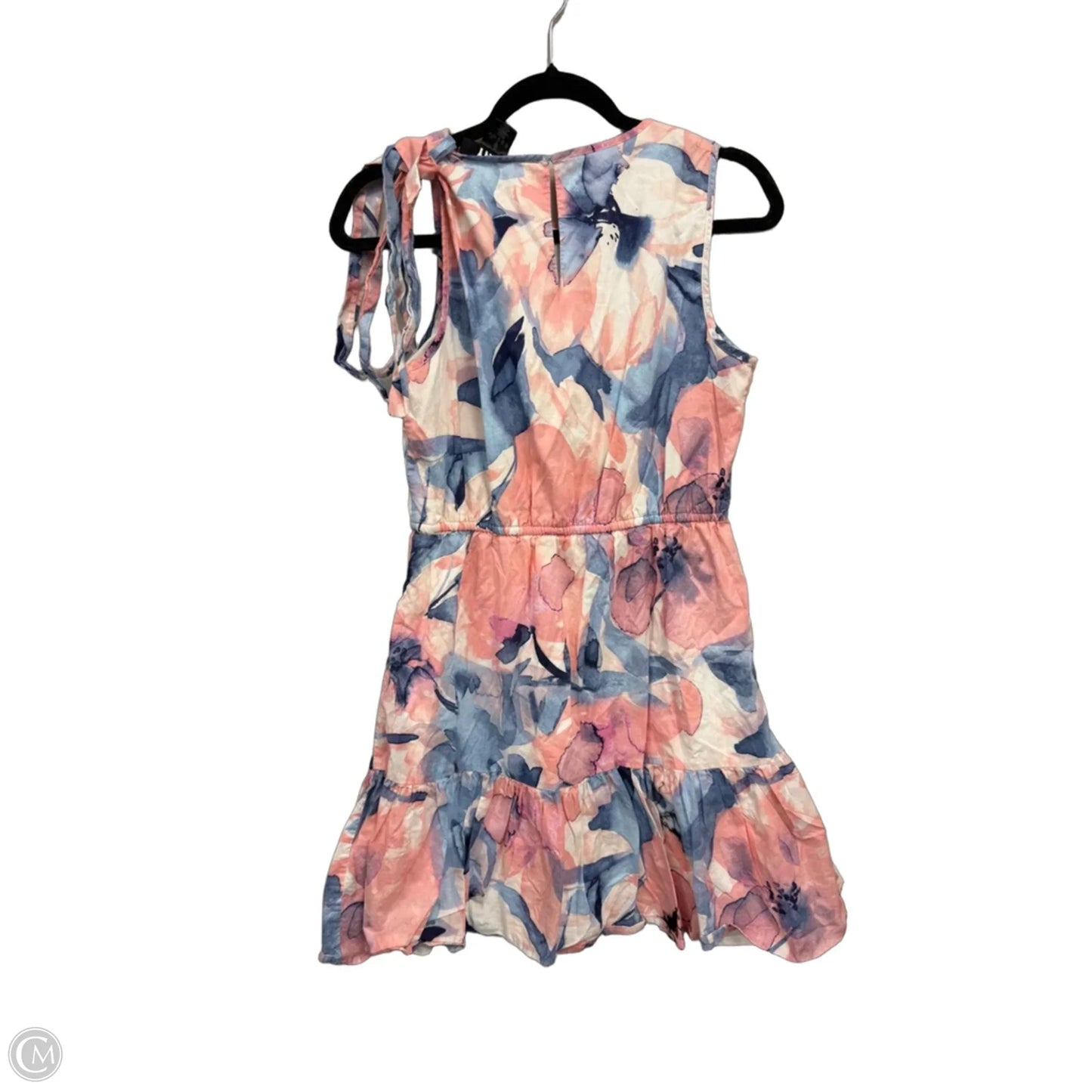 Dress Casual Short By Dkny In Blue & Pink, Size: 10