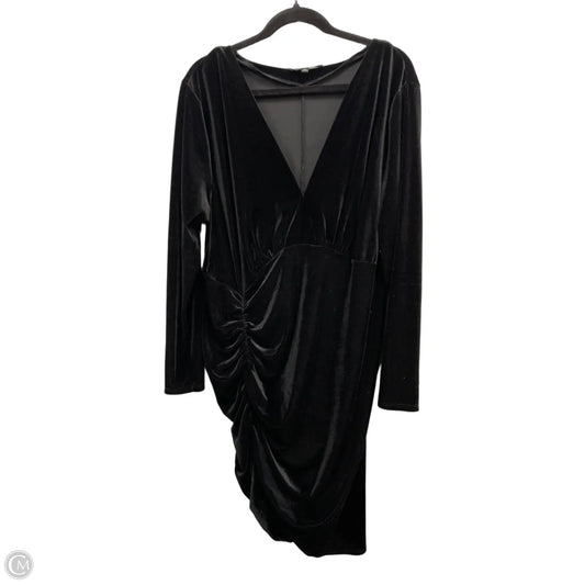 Dress Casual Short By Eloquii In Black, Size: 20