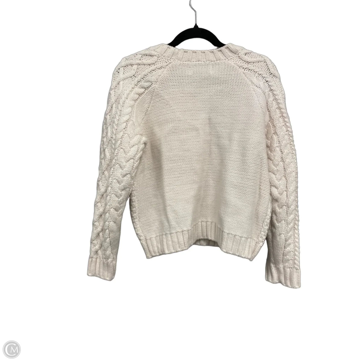 Sweater By Clothes Mentor In White, Size: S
