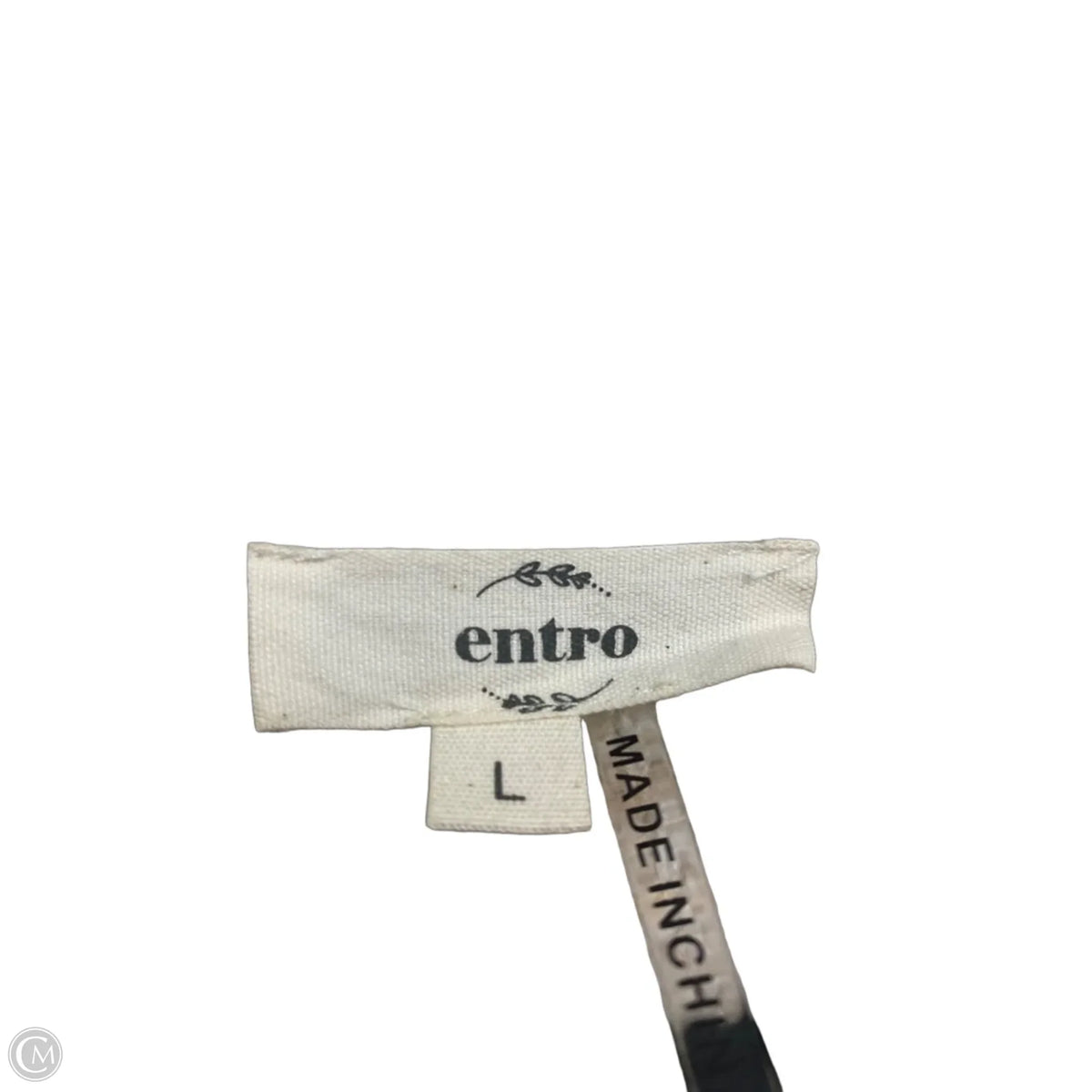 Sweater By Entro In Tan & White, Size: L