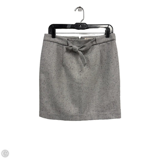 Skirt Mini & Short By Loft In Grey, Size: 8