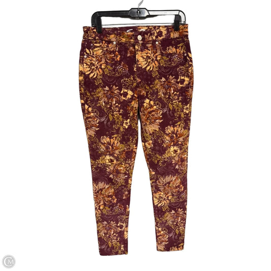 Pants Corduroy By Seven 7 In Maroon, Size: 6