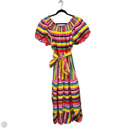 Dress Casual Maxi By Crosby In Rainbow Print, Size: L