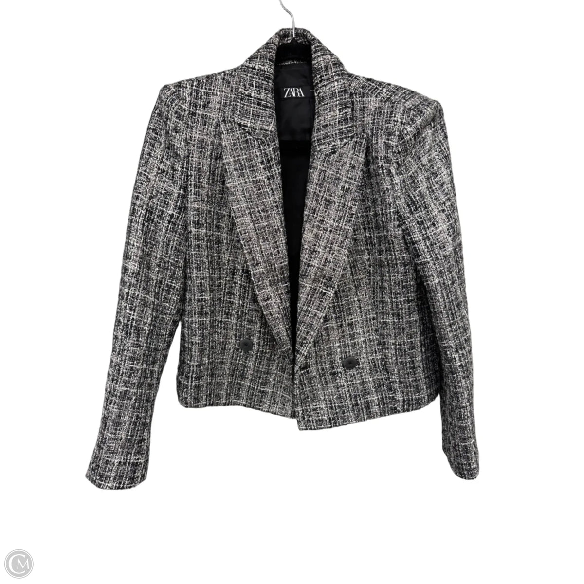Blazer By Zara In Silver, Size: M