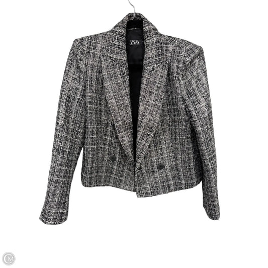 Blazer By Zara In Silver, Size: M