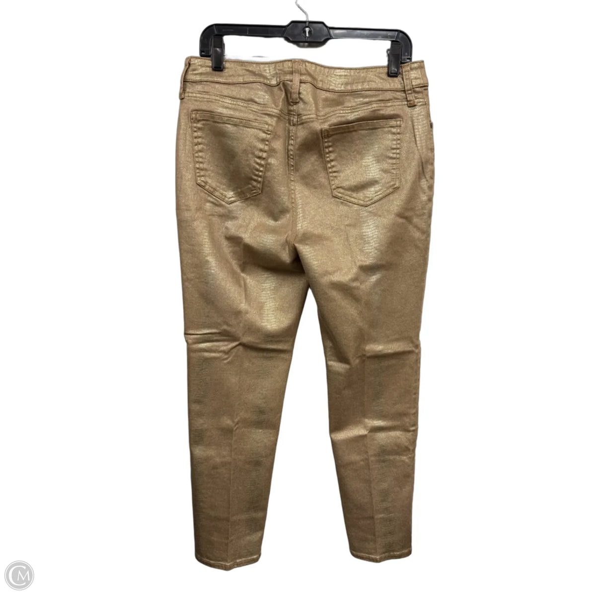 Jeans Straight By Chicos In Beige, Size: M