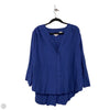 Blouse 3/4 Sleeve By Levis In Navy, Size: 2x