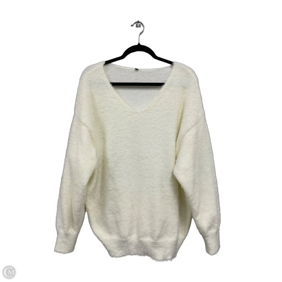 Sweater By Clothes Mentor In White, Size: 2x