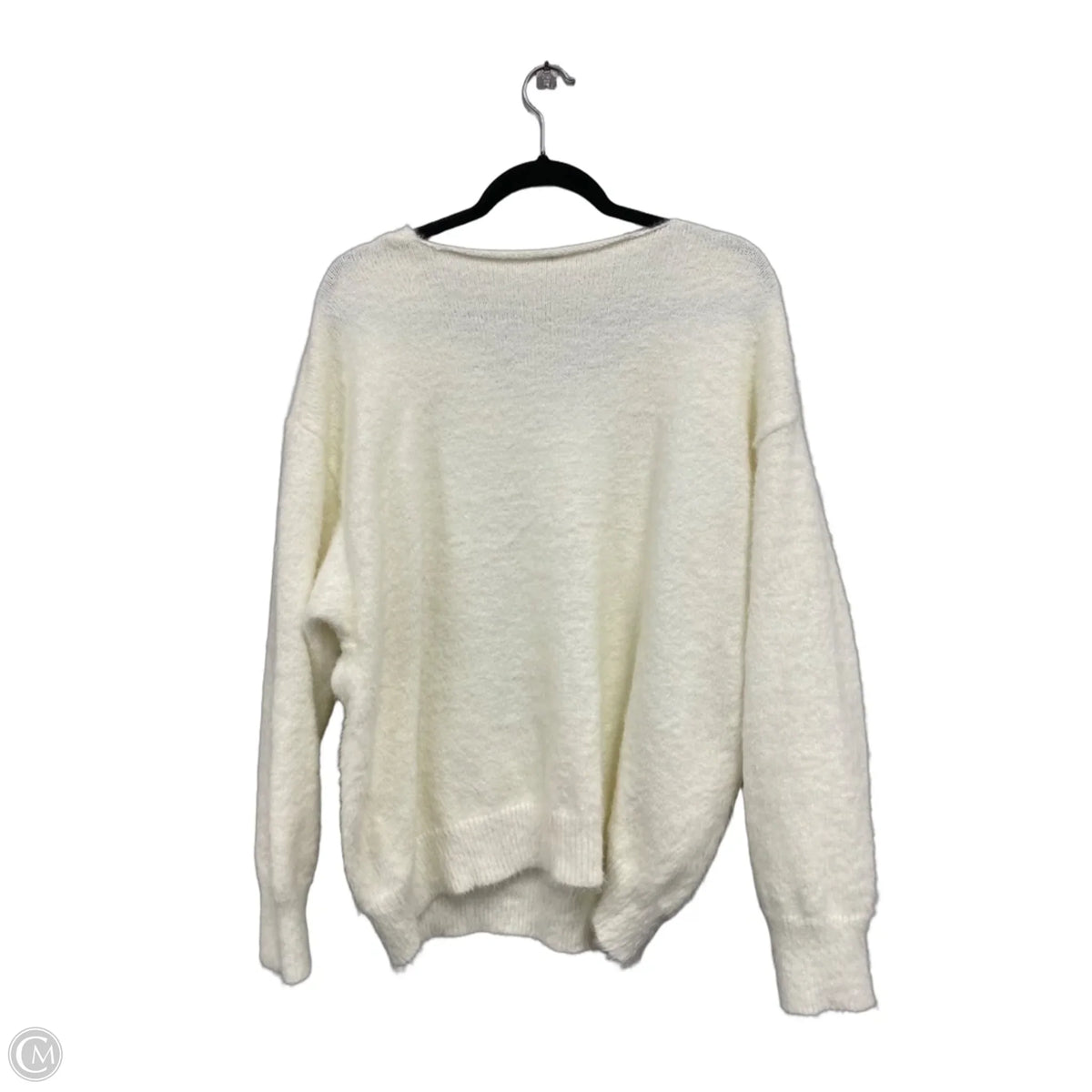 Sweater By Clothes Mentor In White, Size: 2x