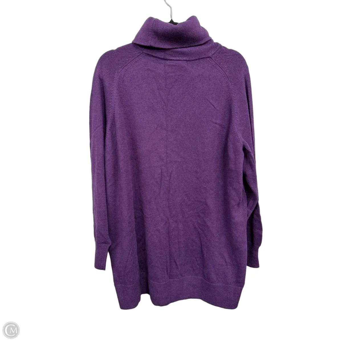Sweater By Lands End In Purple, Size: 2x
