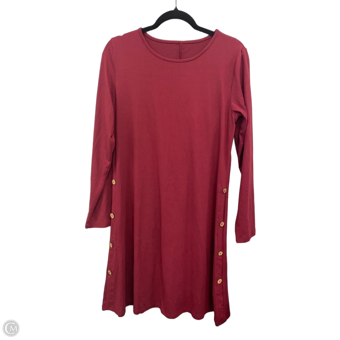 Dress Casual Short By Clothes Mentor In Red, Size: L