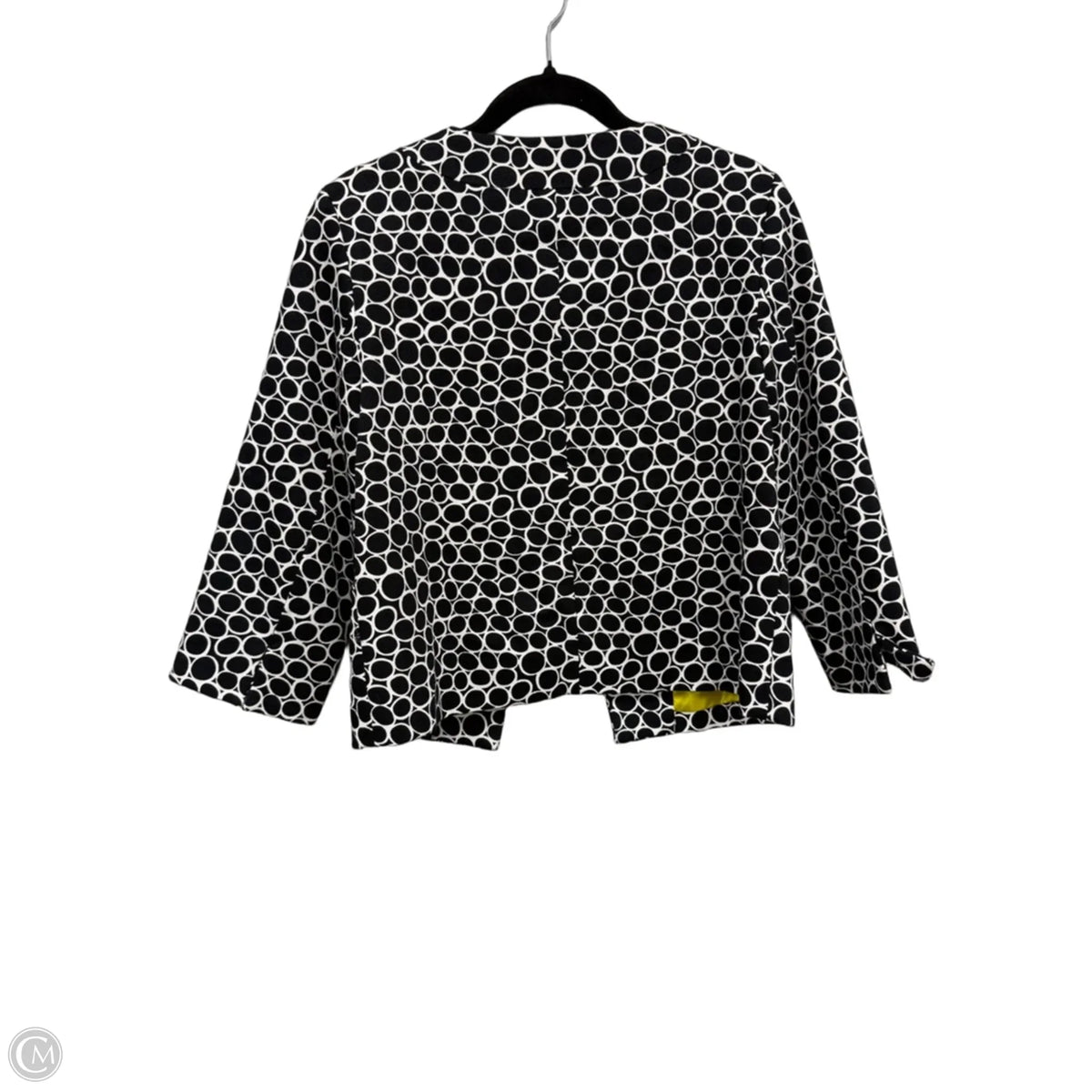 Blazer By Charter Club In Black & White, Size: M