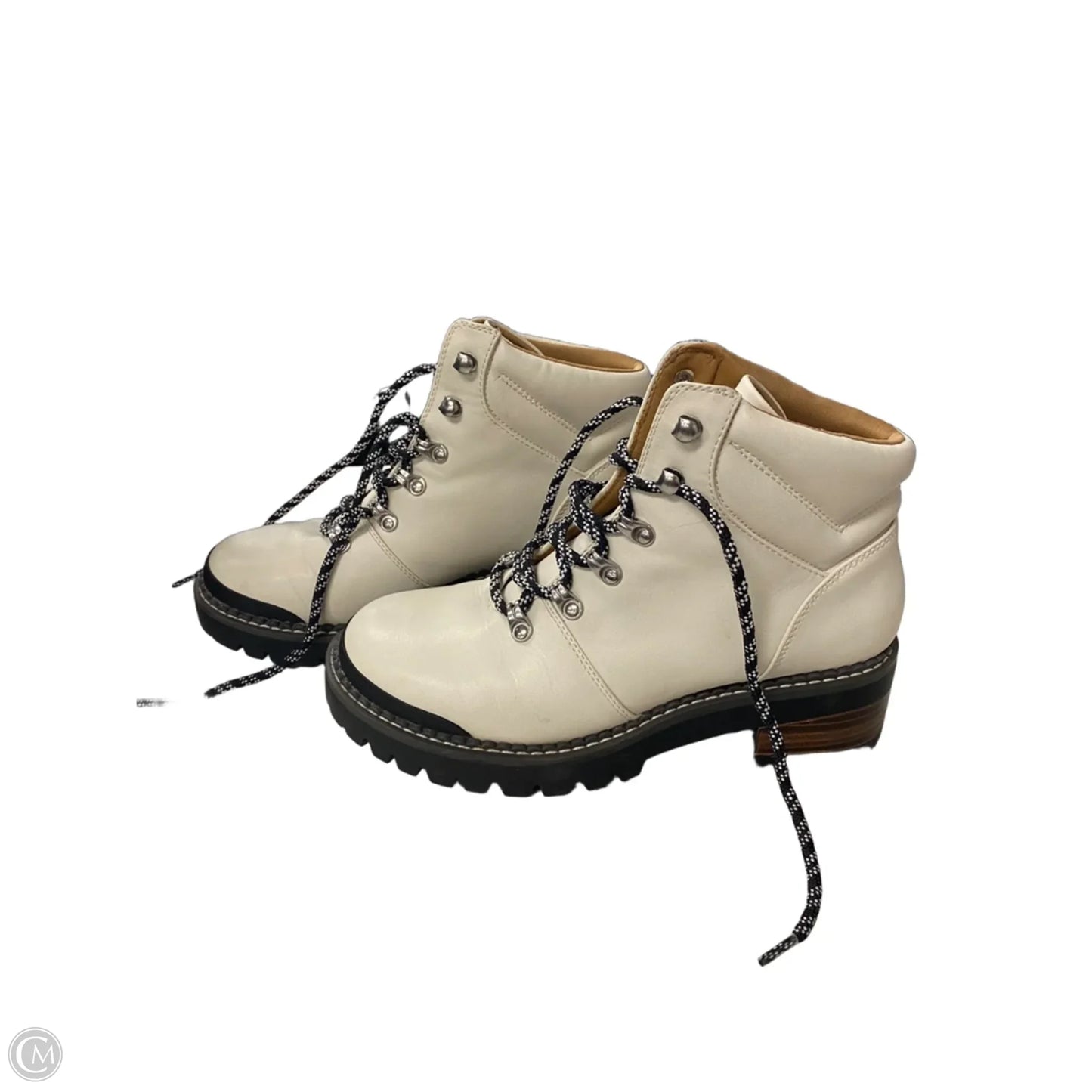 Boots Ankle Heels By Universal Thread In White, Size: 7.5