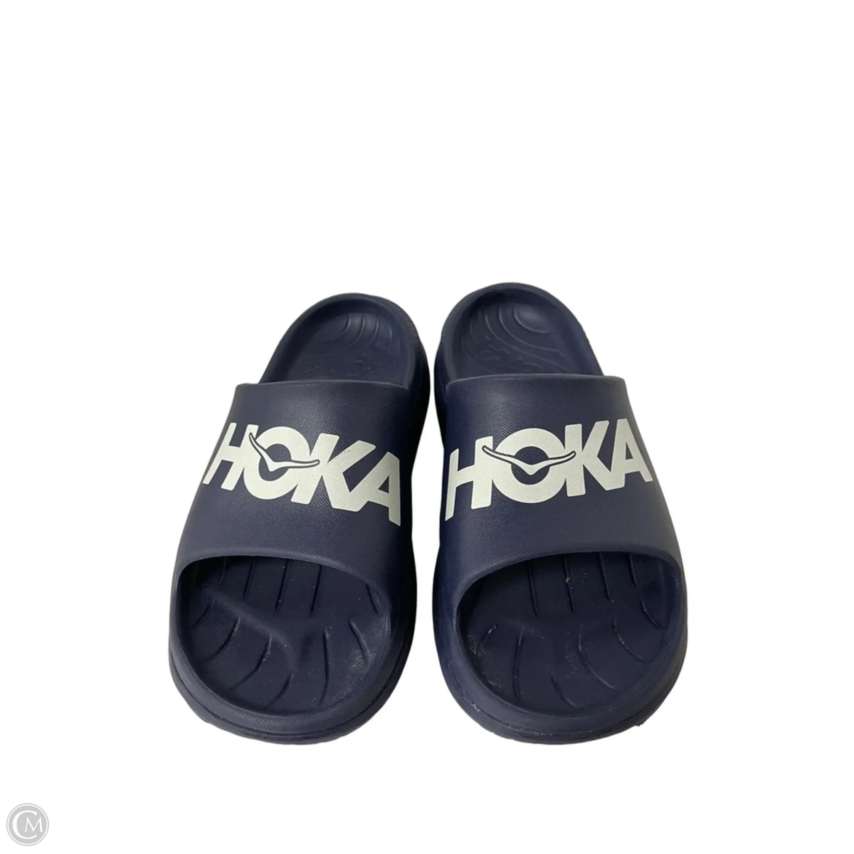 Sandals Flip Flops By Hoka In Navy, Size: 8