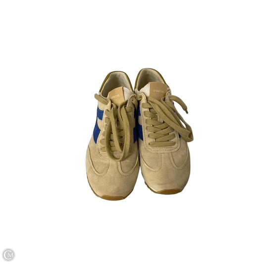 Shoes Sneakers By Vince In Blue & Cream, Size: 7
