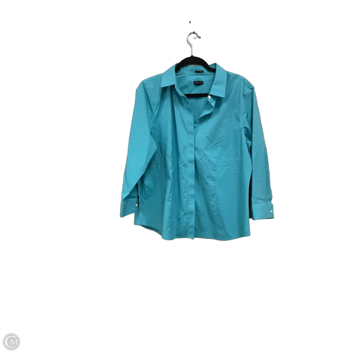 Top Long Sleeve By Talbots In Blue, Size: 16