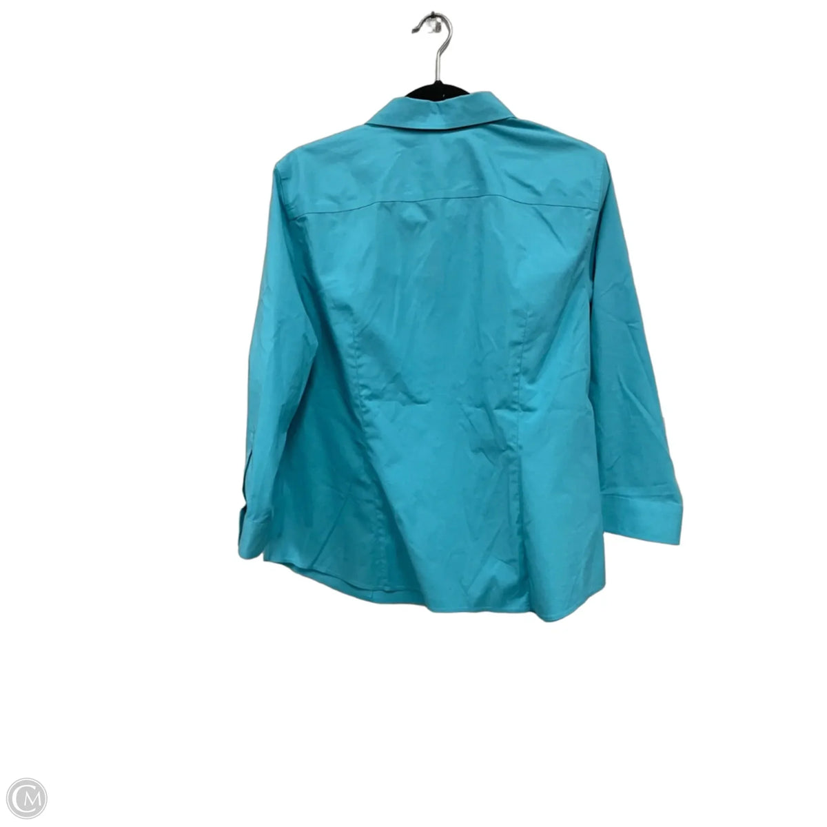 Top Long Sleeve By Talbots In Blue, Size: 16