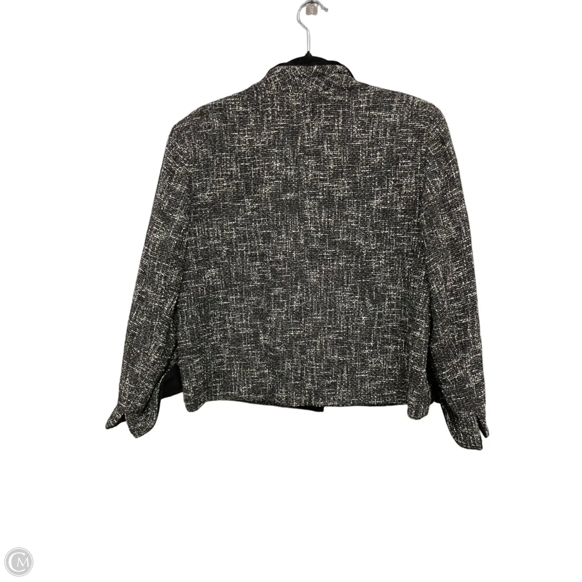 Blazer By Talbots In Black & White, Size: 16