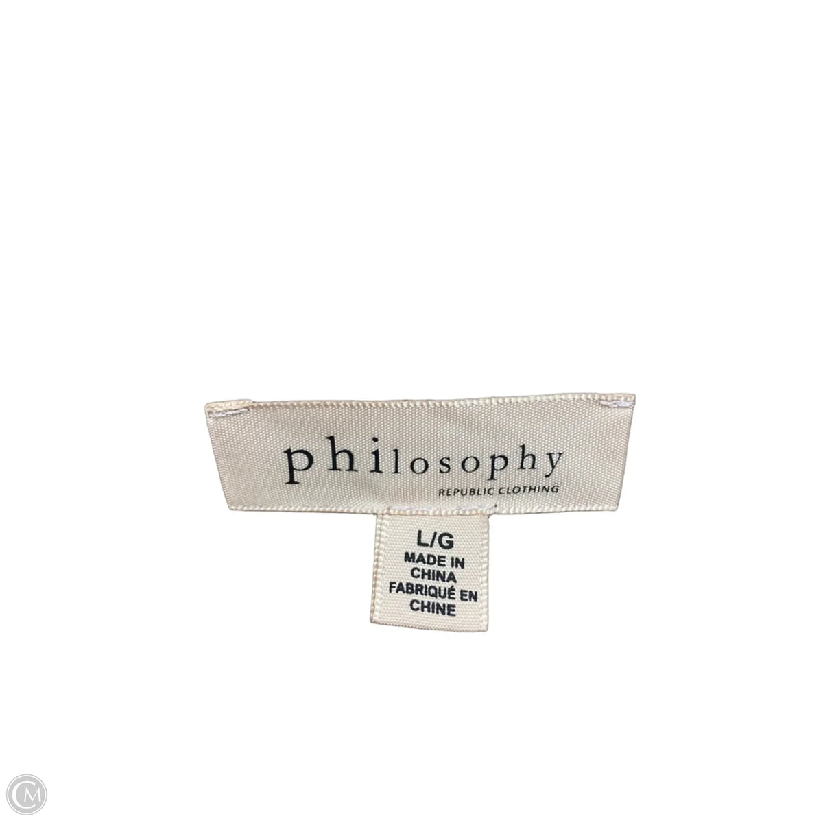 Sweater By Philosophy In Black & Brown, Size: L