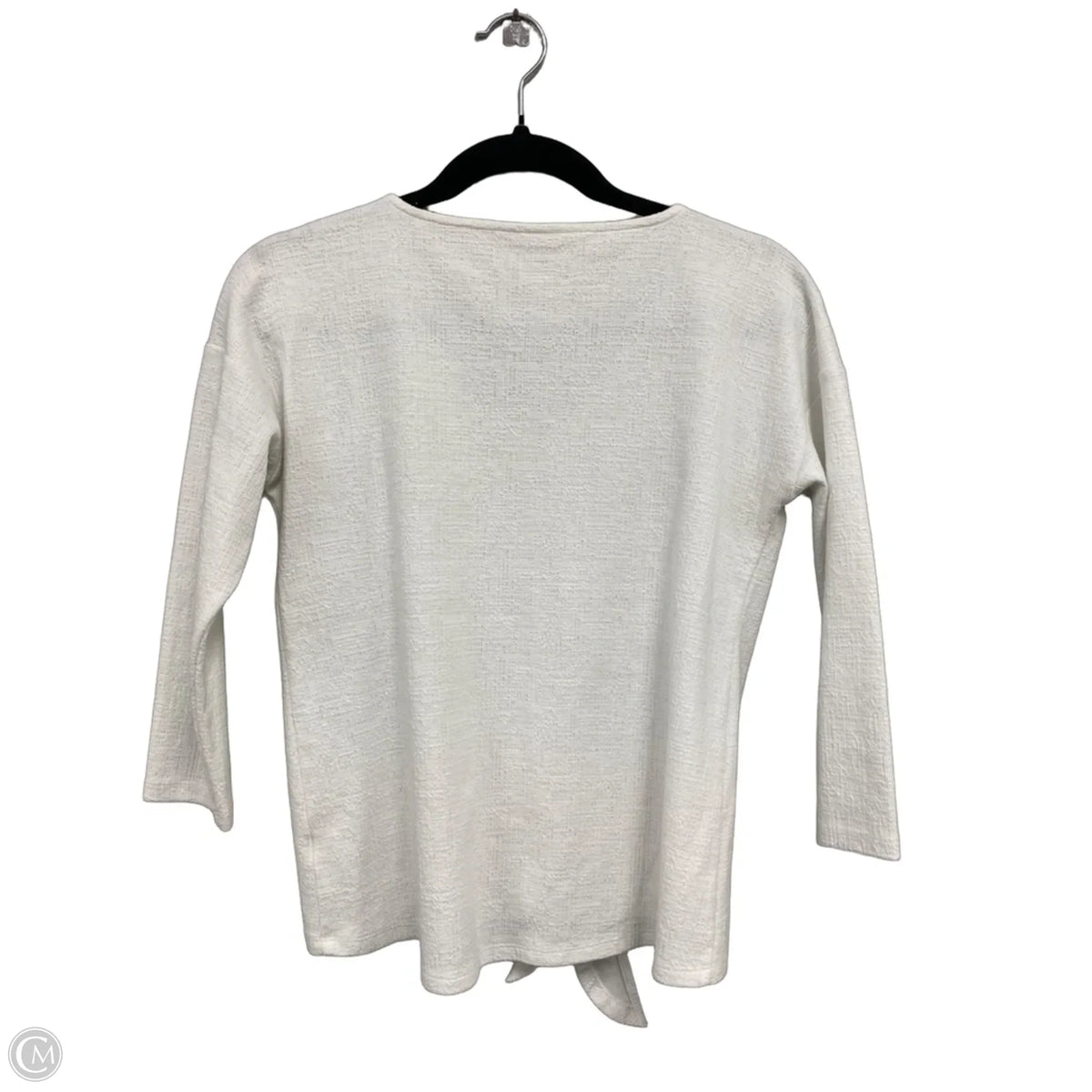 Top 3/4 Sleeve By Talbots In White, Size: Xs